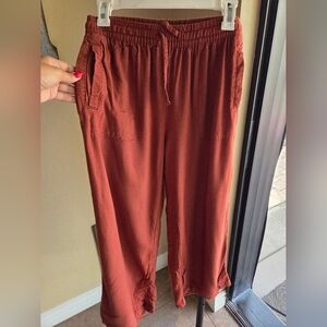 Dip Women's Rust Wide Leg Pants